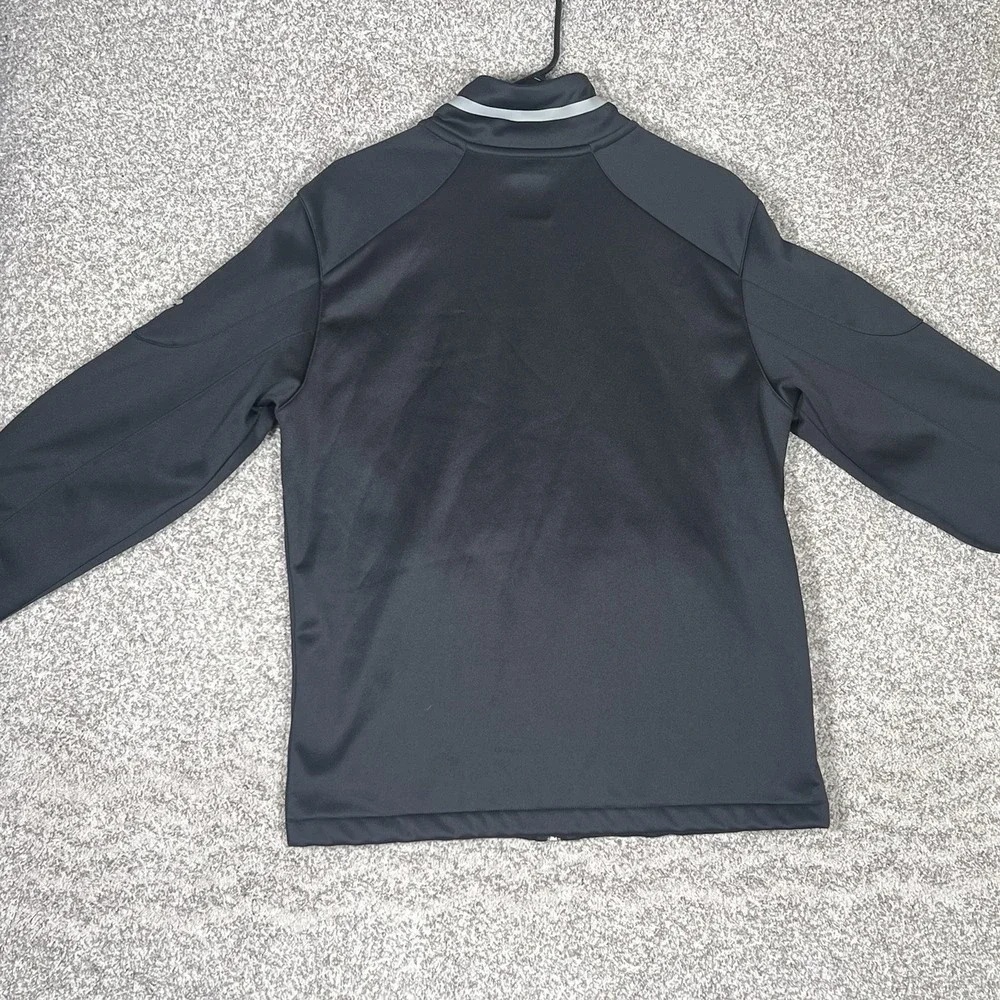 Los Angeles Kings Jacket Mens Medium Black Fanatics NHL Pro Authentics Full Zip